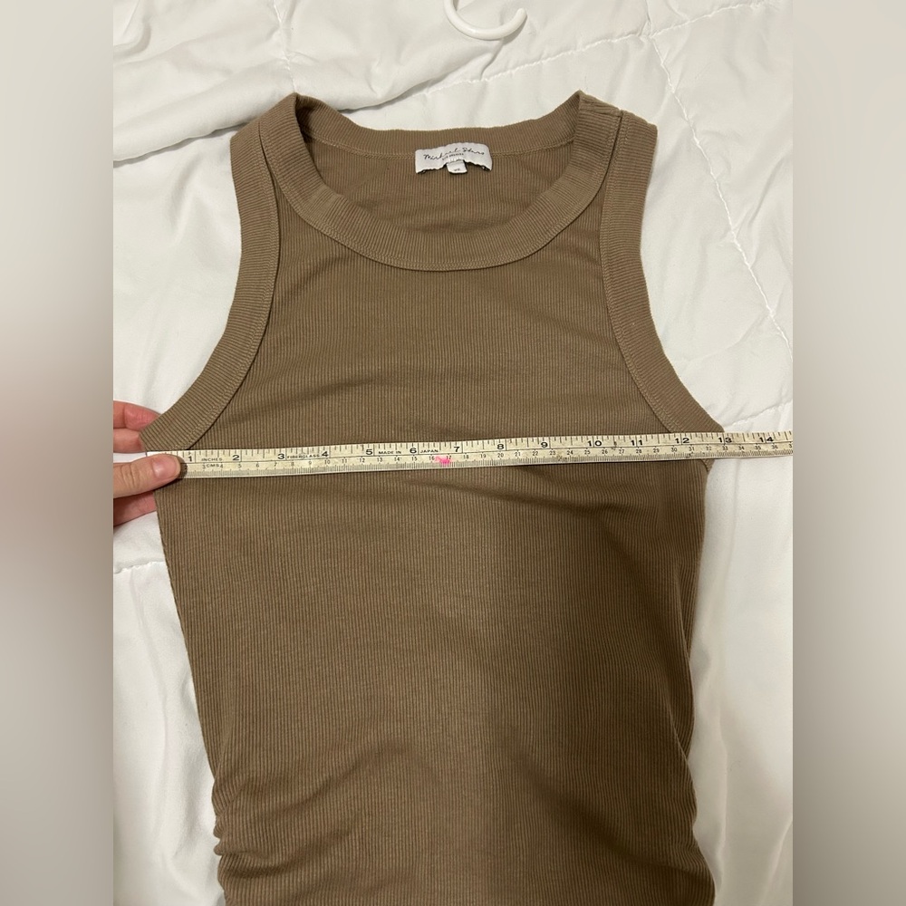 Michael stars demi ribbed dress XS cobblestone - Picture 7 of 10